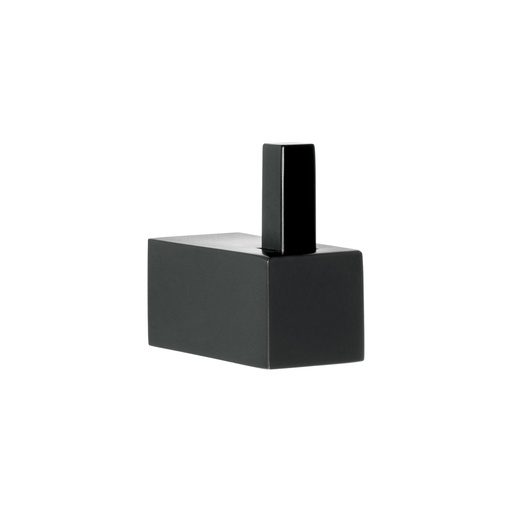 [44358] Gancho sencillo para toallas, negro, FOSET KUBO KUA-73M