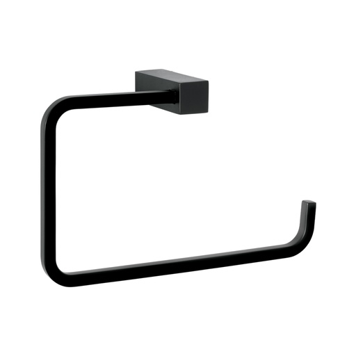 [44369] Toallero de argolla, negro, FOSET KUBO KUA-77M