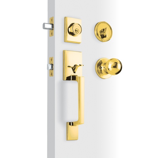 [44998] Jaladera/perilla/cerrojo,Porto llave-mariposa,LatónBrillante CEP-11PJC