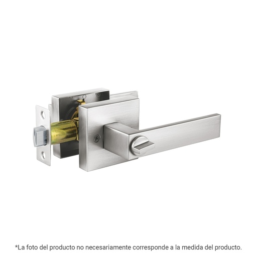 [45333] Cerradura manija 'Módena' p/recámara, cromo mate, HERMEX CEMA-23R