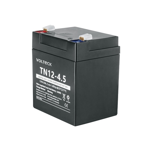 [45338] Batería sellada de ácido-plomo 12 Vcc 4.5 Ah, VOLTECK BAT-1245