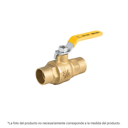 [45379] Válvula de esfera para gas, soldable, 1', alta presión ESSO-1XA