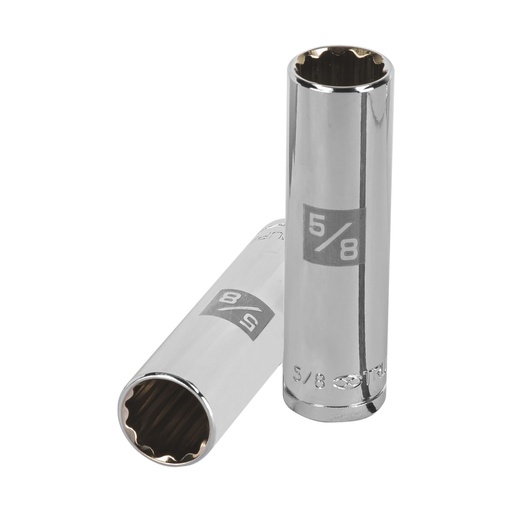 [13362] Dado largo de 5/8', 12 puntas, cuadro 1/2', TRUPER D-1220-EL
