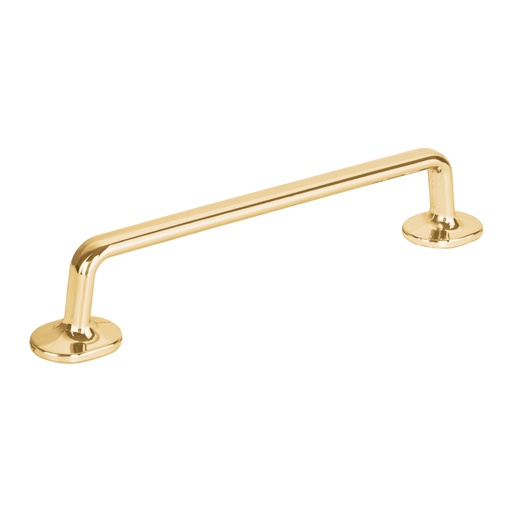 [45796] Jaladera de 128mm, línea Oviedo, latón brillante, HERMEX JAL-1322