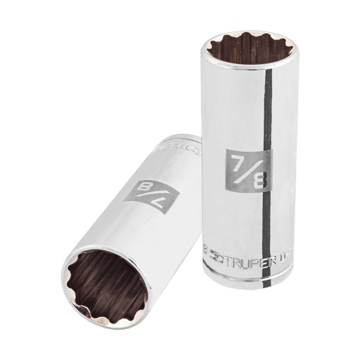 [13368] Dado largo de 7/8', 12 puntas, cuadro 1/2', TRUPER D-1228-EL