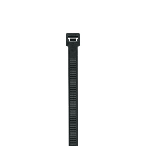 [45840] Bolsa con 10 cinchos plásticos 120 lb, 300 x 7.5 mm, negro CIN-12030N