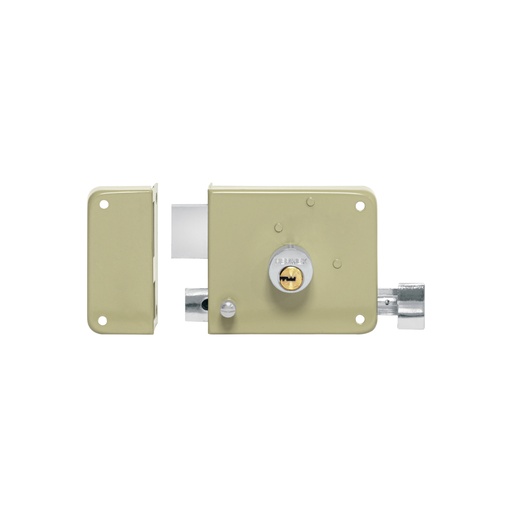 [46559] Cerradura sobreponer izq instala-fácil, llave puntos, caja CS-75IQ