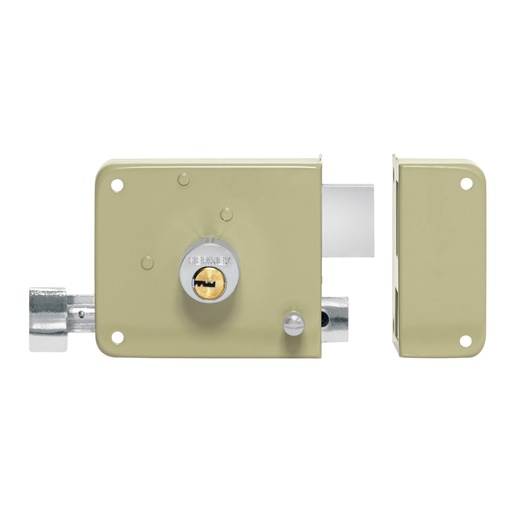 [46600] Cerradura sobreponer der instala-fácil, llave puntos, caja CS-75DQ