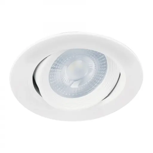 [46944] Luminario LED empotrable 5W 6500K, redondo, blanco, VOLTECK EMP-109L