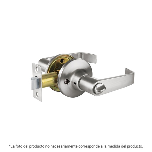 [47423] Cerradura manija 'Siena' p/recámara cromo mate, HERMEX CEMA-13R