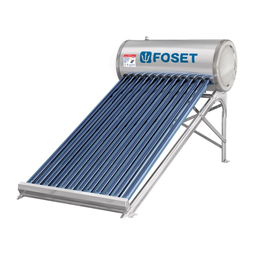 [48287] Calentador solar de agua, 12 tubos, 150L, 4 personas, FOSET CALE-12S
