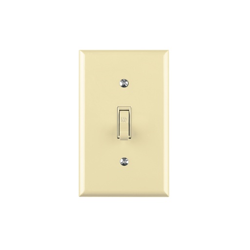 [48491] Placa armada interruptor sencillo, línea Standard, marfil PA-APSE-S