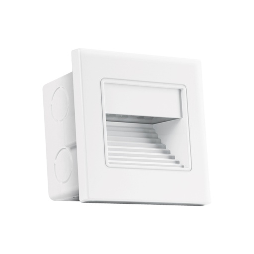 [49498] Luminario LED empotrable de cortesía 1 W, luz cálida, blanco EMP-700L