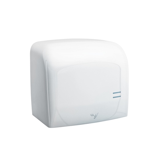 [49755] Secador de manos con sensor óptico, acero, blanco, FOSET ABP-60B