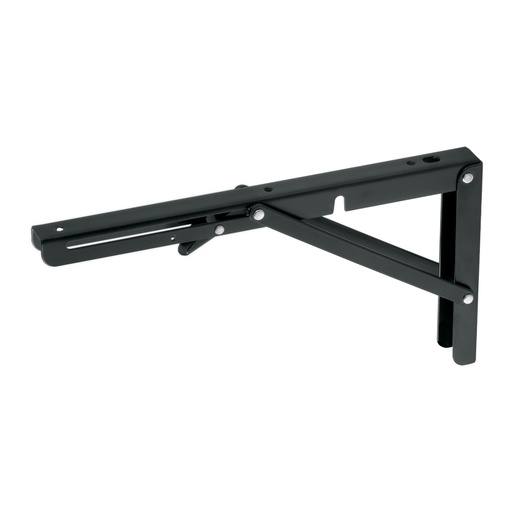 [49830] Ménsula plegable de acero negra 6' x 12', FIERO MEP-12N