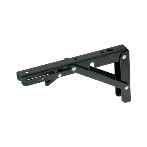 [49831] Ménsula plegable de acero negra 4' x 8', FIERO MEP-8N