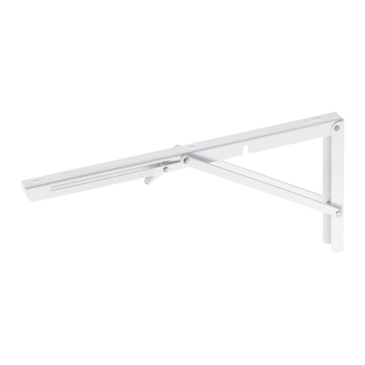 [49870] Ménsula plegable de acero blanca 8' x 16', FIERO MEP-16B