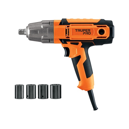 [103552] Llave de impacto 1/2' 550W, 258 lb/ft, TRUPER PRO IMP-1/2A