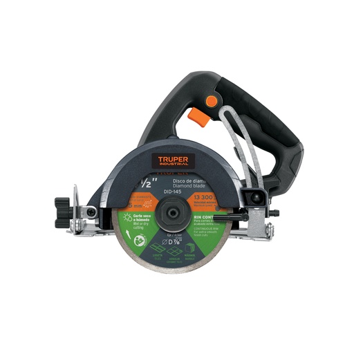 [103738] Cortadora para azulejos, 4-1/2', 1500W, TRUPER INDUSTRIAL CAZE-4-1/2N