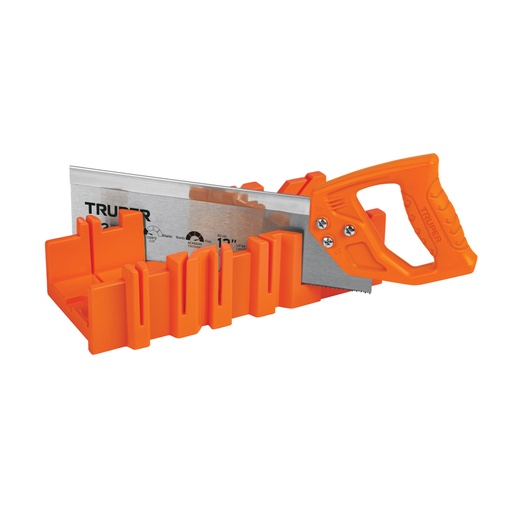 [103750] Caja de inglete con serrucho de costilla 12', TRUPER CAIN-12