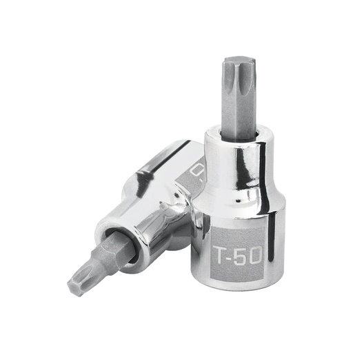 [13439] Dado punta torx T-50, cuadro 1/2', Truper D-543950-W