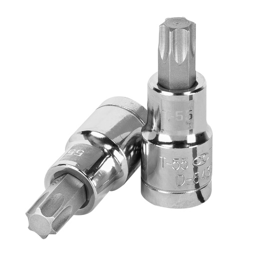 [13440] Dado punta torx T-55, cuadro 1/2', TRUPER D-543955-W