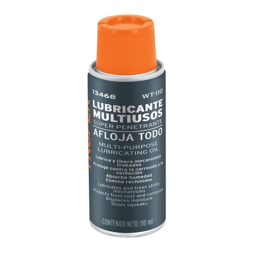 [13468] Lubricante multiusos en aerosol, 110ml (4oz), TRUPER WT-110