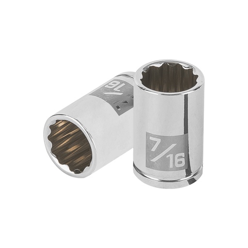 [100962] Dado de 7/16', 12 puntas, cuadro 1/4', TRUPER D-1414-B