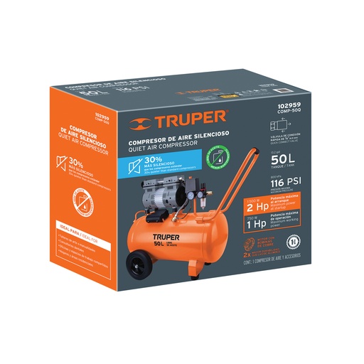 [104151] Caja de empaque de repuesto para COMP-50Q, TRUPER CJ-COMP-50Q