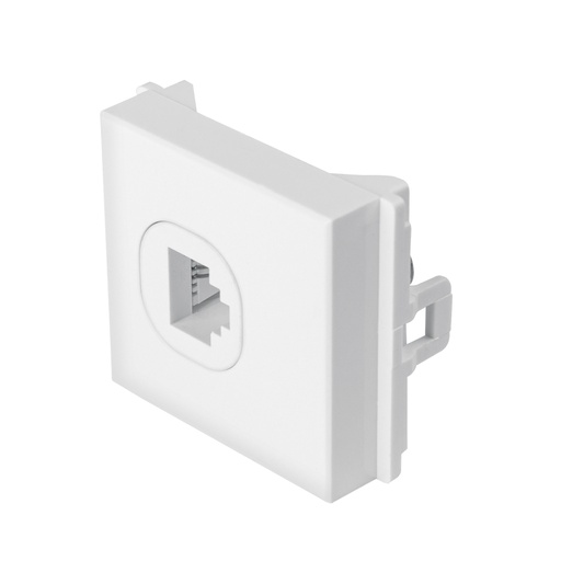 [29049] Toma de teléfono de 1.5 módulos, línea Toledo, BASIC TE15-TB