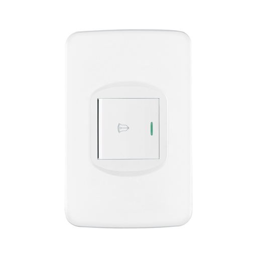 [29055] Placa armada 1 interruptor de timbre 1.5 módulos, Toledo PA-TI-TB