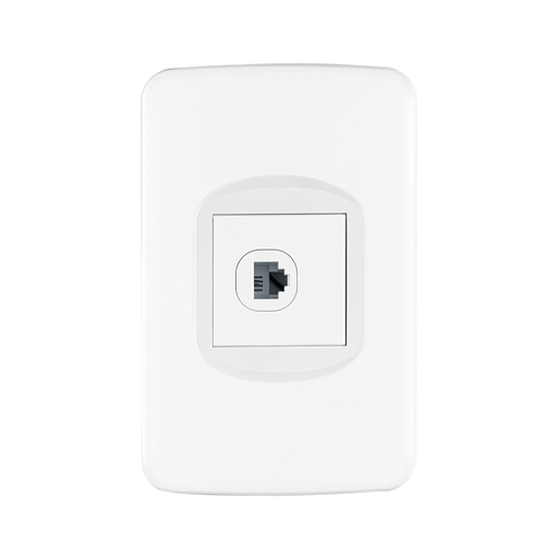 [29061] Placa armada 1 toma para teléfono 1.5 módulos, Toledo PA-TE-TB