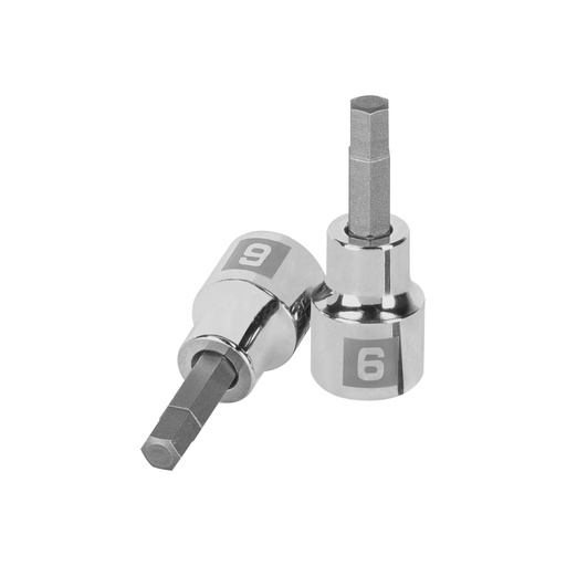 [13487] Dado punta hexagonal de 6 mm, cuadro 3/8', Truper D-4990-6M