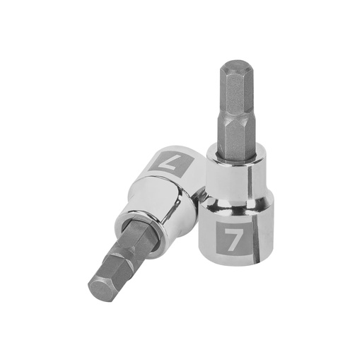 [13488] Dado punta hexagonal de 7 mm, cuadro 3/8', TRUPER D-4990-7M