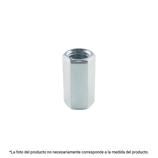[40945] Bolsa con 5 tuercas cople, 3/8' acero galvanizado , FIERO TUEC-3/8