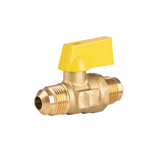 [44816] Válvula de control para gas, latón, 3/8' flare x 3/8' flare VG-554-F