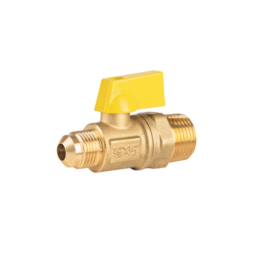 [44817] Válvula de control para gas, latón, 3/8' flare x 1/2' macho VG-554-M