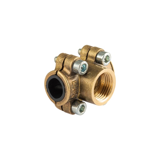 [45369] Abrazadera con derivación 1/2x1/2x1/2', FOSET CC-1212D