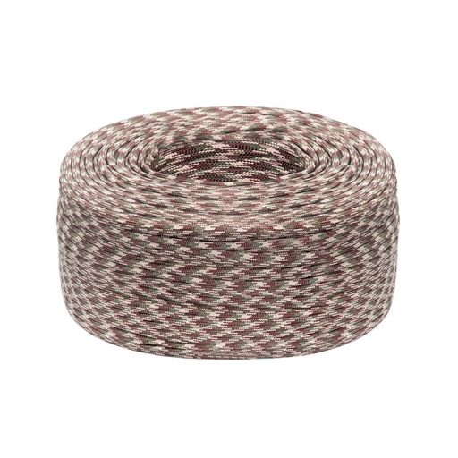 [45579] Piola de nylon paracord de 4mm, rollo, camo, 1kg, FIERO PIO-41KNC