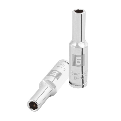 [100969] Dado largo de 5 mm, 6 puntas, cuadro 1/4', TRUPER D-1405-LM
