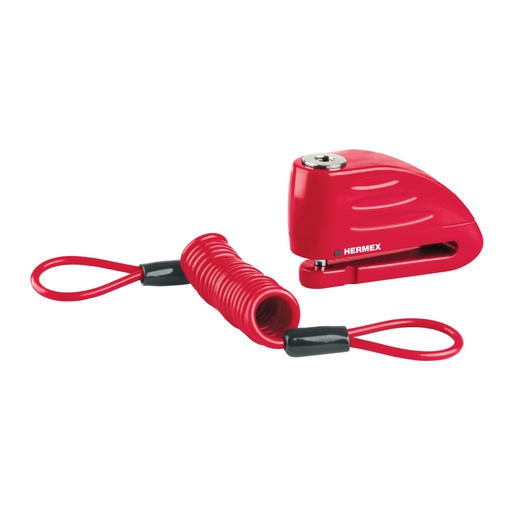 [45863] Candado para disco de motocicleta, perno de 7 mm, c/alarma CB-70A