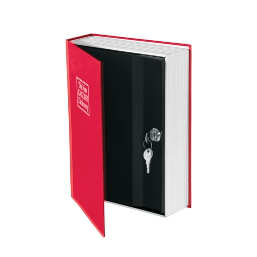[46349] Caja de seguridad tipo libro, 26 cm, HERMEX CAJL-26