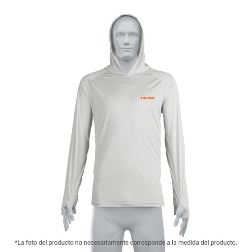 [103977] Playera protección solar, manga larga, con gorro, hombre, M PPS-M