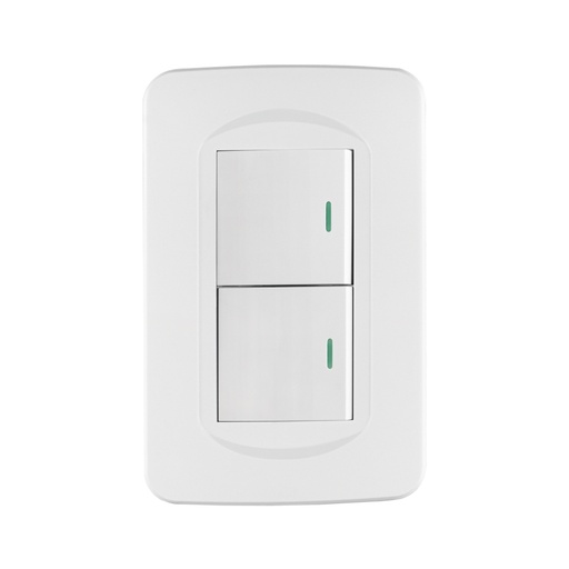 [29059] Placa armada 1 interruptor y 1 de 3 vías 1.5 mód, Toledo PA-APDO15-ETB