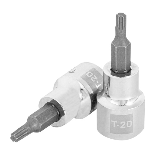 [13570] Dado punta torx T-20, cuadro 3/8', TRUPER D-523920-W