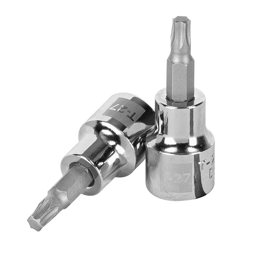 [13572] Dado punta torx T-27, cuadro 3/8', TRUPER D-523927-W