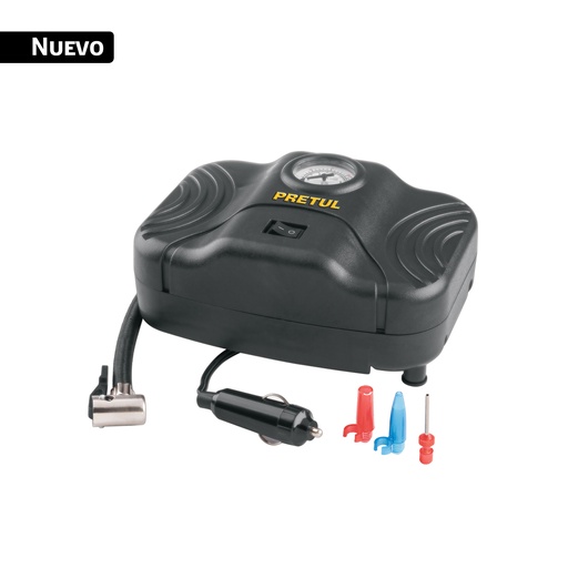 [21689] Inflador portátil para auto, 12 V, PRETUL COMP-12P