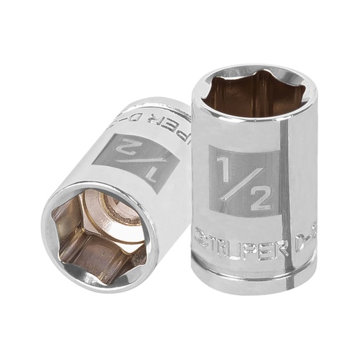 [13609] Dado de 1/2', 6 puntas, cuadro 3/8', TRUPER D-3816-H