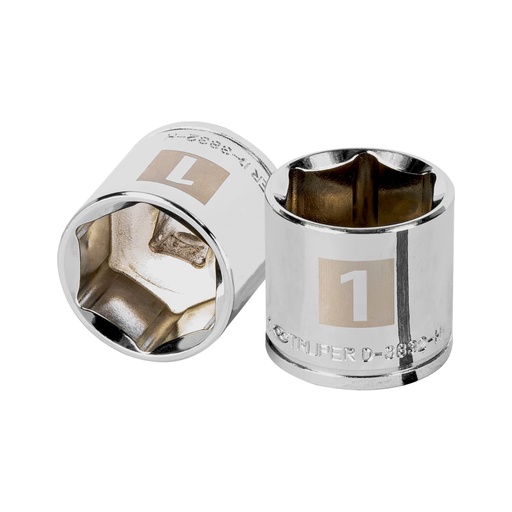 [13617] Dado de 1', 6 puntas, cuadro 3/8', TRUPER D-3832-H