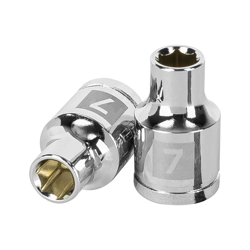 [13671] Dado de 7 mm, 6 puntas, cuadro 3/8', TRUPER D-3807-HM